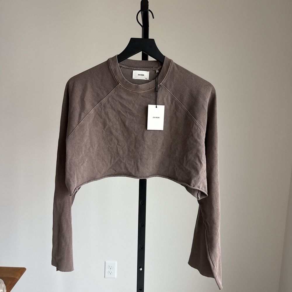 NWT Joah Brown cropped long sleeve M/L